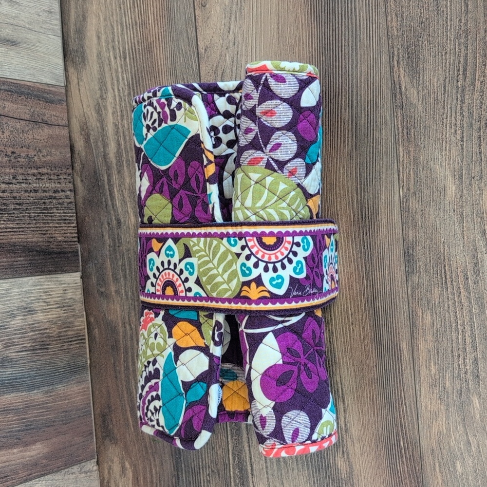 Vera Bradley Plum Crazy Clutch Portable Diaper Changing Station Pad